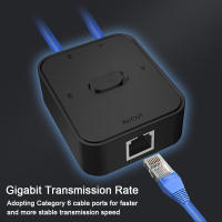 Adaptador De Ethernet 1000Mbps 1 En 2 Salidas RJ45 Cat 6 Para PC Laptop TV Box Router Conector De Red Splitter De Cobre - details 1