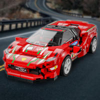 Juego De Construcción De 298 Piezas Coche Deportivo Modelo De Bloques De Construcción Educativo Decoración De Escritorio Regalo De Navidad O Cumpleaños Para Niños Mayores De 6 Años - details 0