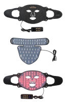 Máscara LED De Silicona Sin Cable Para Rejuvenecimiento De Piel Con Luz Infrarroja Y Cuello Antiarrugas Iluminación Fototerapia Para Brillo Facial - details 9