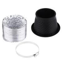 Tubo Telescopio De Admisión De Aire Para Coche Universal Modificado Con Fibra De Carbono ABS Inlet Turbo Funnel Guía De Tubo - details 3