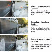 Hidrolimpiadora inalámbrica de alta presión a batería, pistola de agua portátil para lavado de autos, 30 bar + batería - details 17