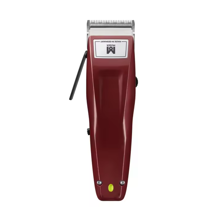 MOSER-1400CORDLESS Recortadora, Cortapelos 1400™ Cordless, corte profesional con o sin cable, para pelo y barba, Color Rojo - 1