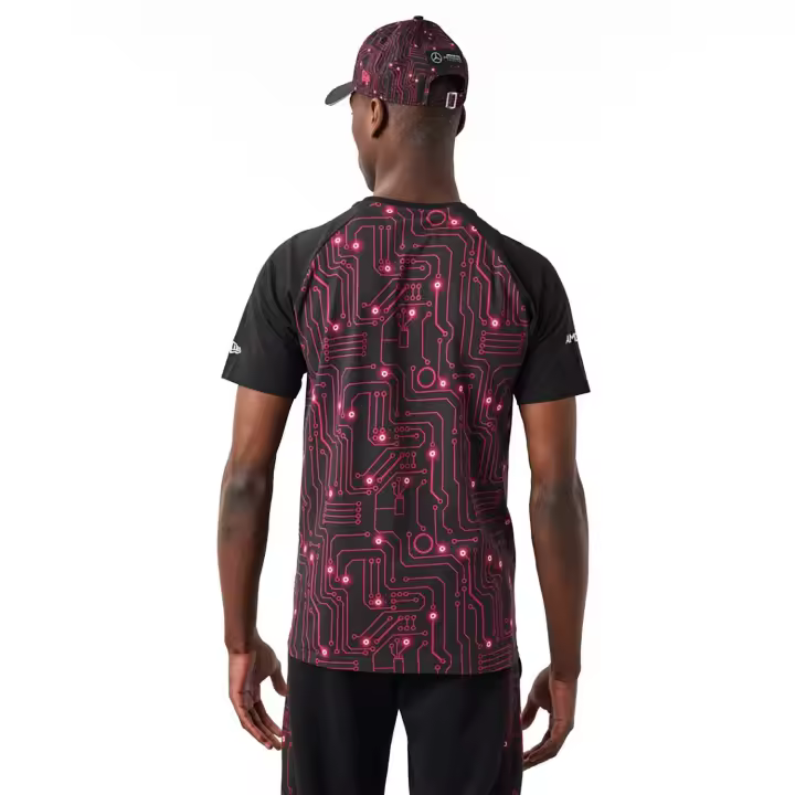 Camiseta New Era Mercedes E-Sports Motherboard Formula E - 1