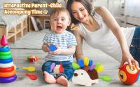 Juguete Sensorial De Erizo Para Niños De 1 a 4 Años Juguete De Motricidad Finas Montessori Educativo Para La Práctica En Viajes - details 2