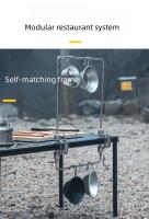 Soporte De Pala Portátil Para Mesa IGT Exterior Acero Inoxidable Accesorios De Mesa Para Camping Soporte De Escritorio Ligero - details 3