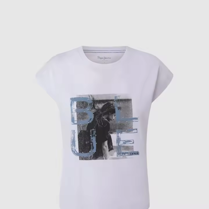 Camiseta Pepe Jeans Marguerite de Algodón para Mujer - 1
