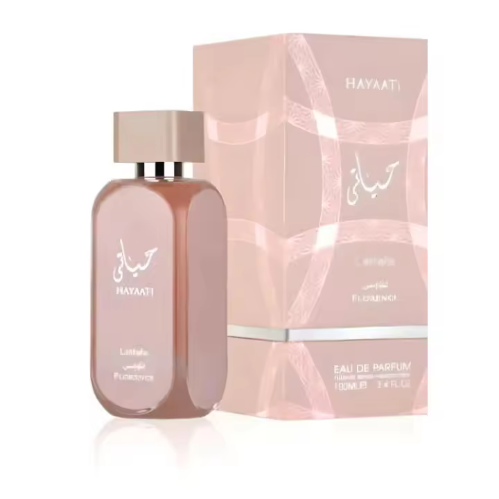 Perfume árabe de mujer Hayaati Rose Fragance world 100ml,Fragancia femenina floral, dulce, vainilla, Colonia oriental de mujer NOVEDAD - 1
