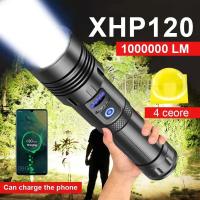 Linterna Táctica LED Super Potente Con Luces Laterales Torcha Alta Potencia Recargable Por USB Lámpara De Camping Impermeable - details 4