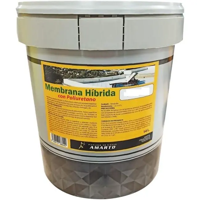 Amarto Membrana híbrida elástica de poliuretano Gris 14 Lt - 1
