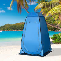 Outsunny Tienda de Ducha Instantánea Tienda de Privacidad Portátil con 1 Gancho Bolsillo Bolsa de Transporte y UV 20+ para Baño Vestuario Cambiador Inodoro 126x124x189 cm - details 1