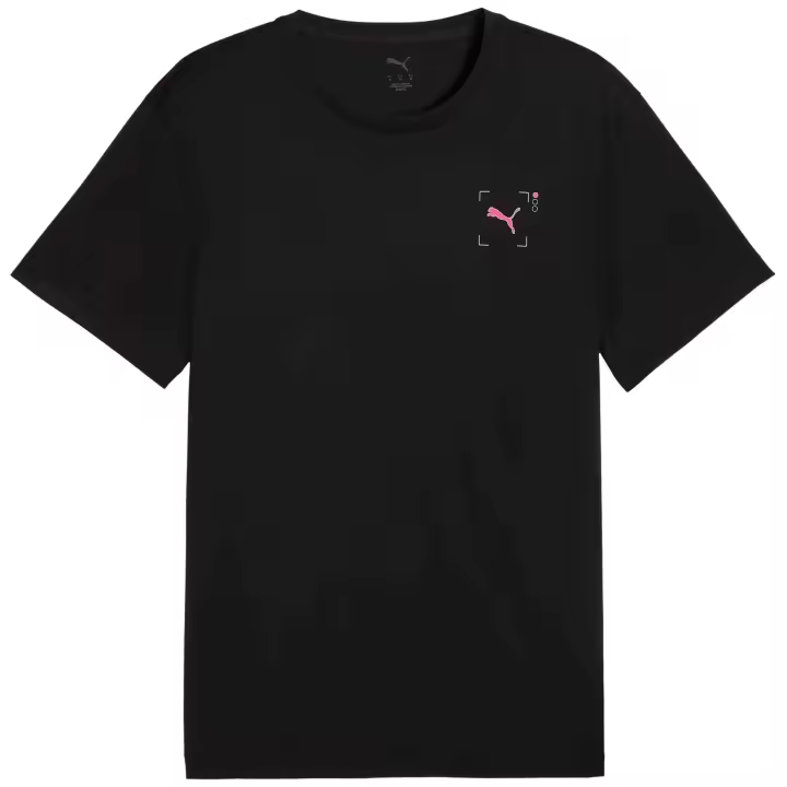 Camiseta De Manga Corta Puma modelo 528446-01 para hombre y mujer en color Negro - 1