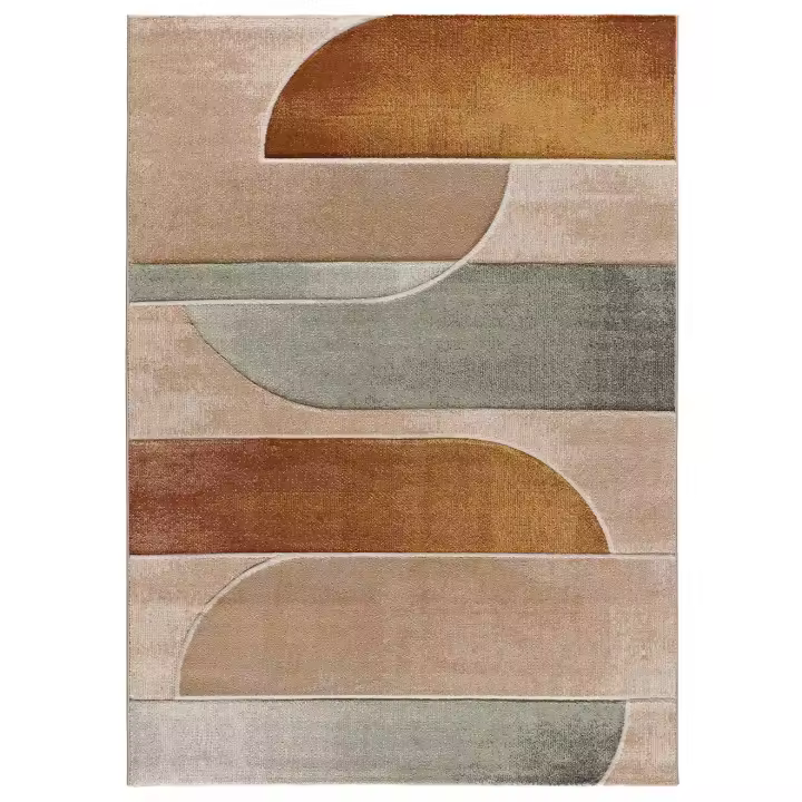 ATTICGO Alfombra de Interior Estilo Abstractas en Multicolor - SORA 40323 | 80X150, 140X200, 160X230 cm - 1