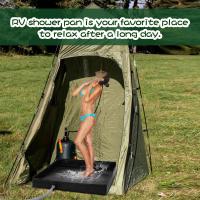 Base De Ducha Plegable Para Camping Y RV Awanía Portátil Para Baño Al Aire Libre Placa De Ducha Plegable Para Viajes - details 1