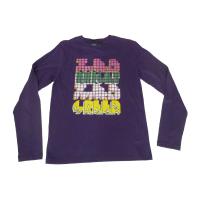 Camisetas Hombre Manga Larga Disset ,  Morado , XL XXL 44 46 , Algodón ,Cuello redondo - details 0