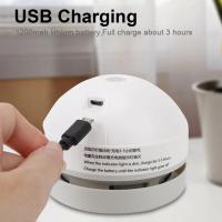 Aspiradora De Escritorio Mini Con Cepillo De Limpieza USB Recargable Eco-amigable Para Hogar Y Oficina Eliminador De Polvo - details 5
