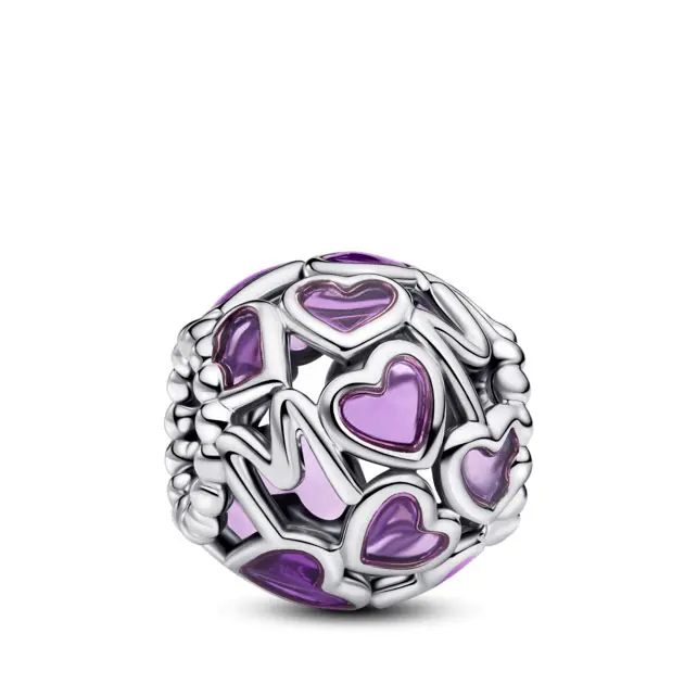 Pandora Charm en plata de ley Corazón Mamá en Filigrana 793772C01 , para Mujer - 1