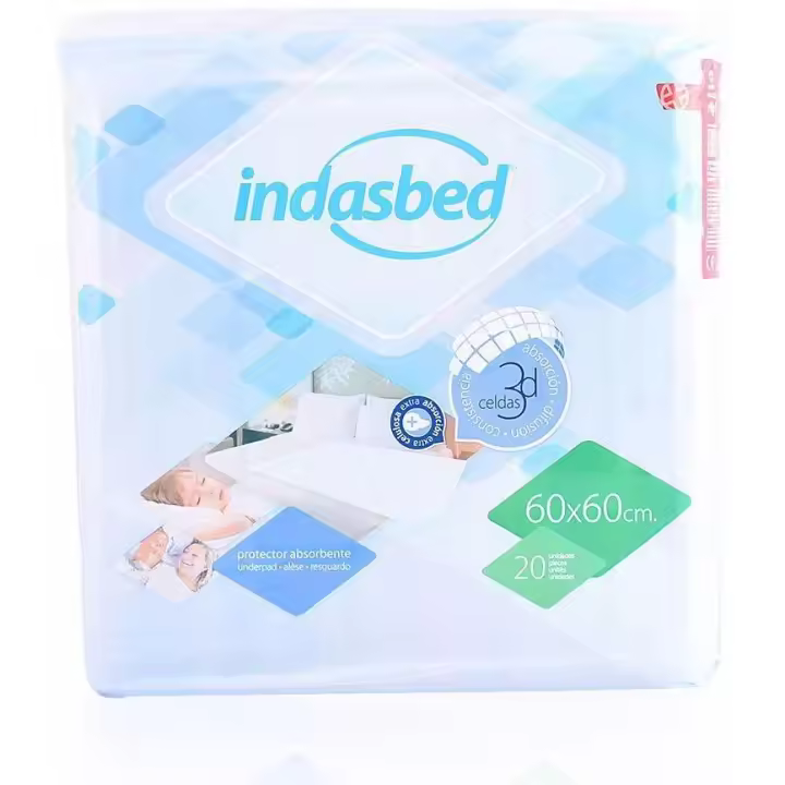 Indasbed Indasbed Protector Absorbente 60X60Cm 20Uds - 1