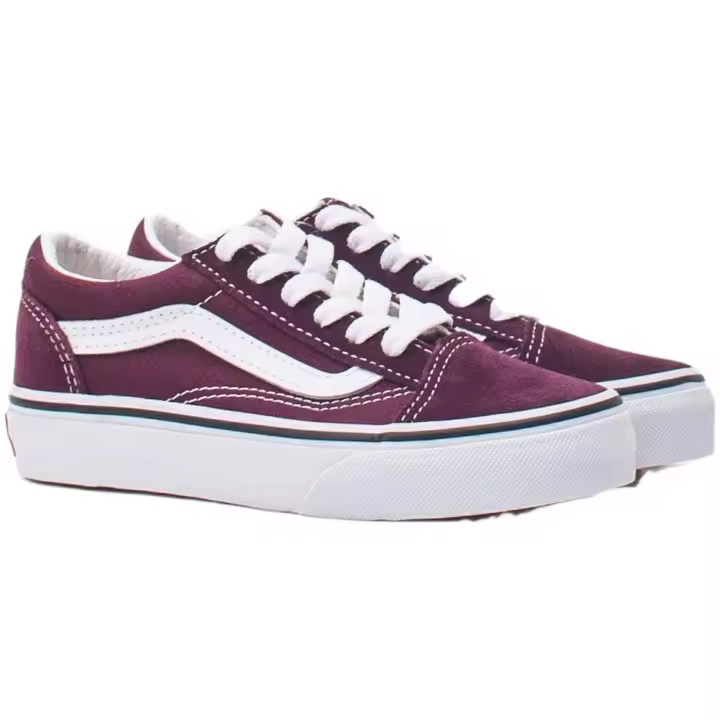 Calzado Skateboard marca Vans modelo Vn0A4Buu5U71 para kids en color granate - 1