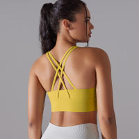 Sujetador Deportivo Para Mujer Alta Soporte Impacto Yoga Running Quick Dry Top Deporte Gimnasio Padded Bralette Sexy - details 41