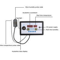 Controlador De Temperatura Inteligente Para Incubadora W9005/W9002 Con Inversor De Huevos Automático Y Cama De Agua Para Hogar AC110-220V/DC12V - details 1