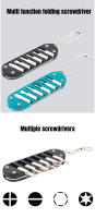 Cuchillo Portátil Multifuncional De Acero Inoxidable Para Exteriores Con Llave Y Combinación De Tornillos Cadena De Llaves Herramienta Portátil Para DIY En El Hogar - details 0