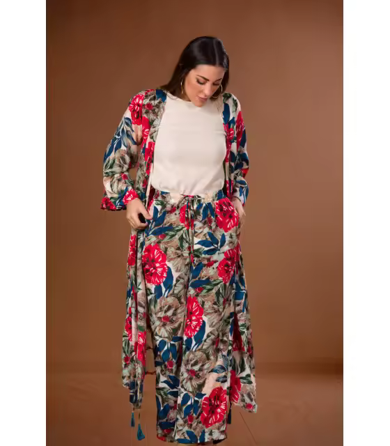 Pantalon Medina Flores Kahyra Kahyra Cp0200D - 1