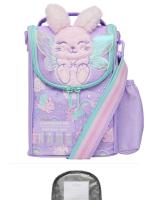 Mochila Escolar Smiggle Australia Ángel Conejo Morado Para Estudiantes Primarios Diseño De Dibujos Animados Ideal Para Actividades Externas Y Uso Diario - details 7