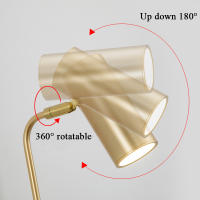 Lámpara De Pared Rotativa Para Dormitorio Material Hierro Y Plástico E27 Bombilla LED Luz De Lectura Con Interruptor Moderna - details 4