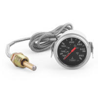 Gauge De Temperatura Del Agua Mecánico 2" 52MM 40-120℃/100-250℉ Para Coche Con Sensor NPT 1/2 Indicador De Medición Metal - details 2