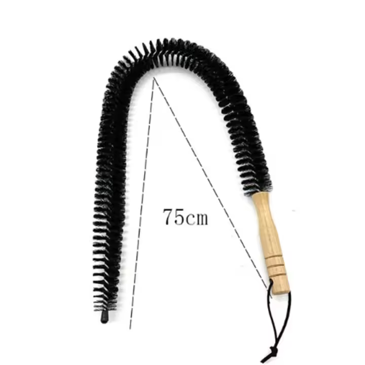 Cepillo De Limpieza Flexible Y Multifuncional Con Mano De Madera Para Lavar Máquina Y Secadora Herramientas Para Radiador - 1