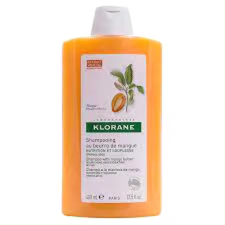 KLORANE Champú Nutritivo a la Manteca de Mango 400ml - Cuidado del Cabello Seco y Castigado - 1