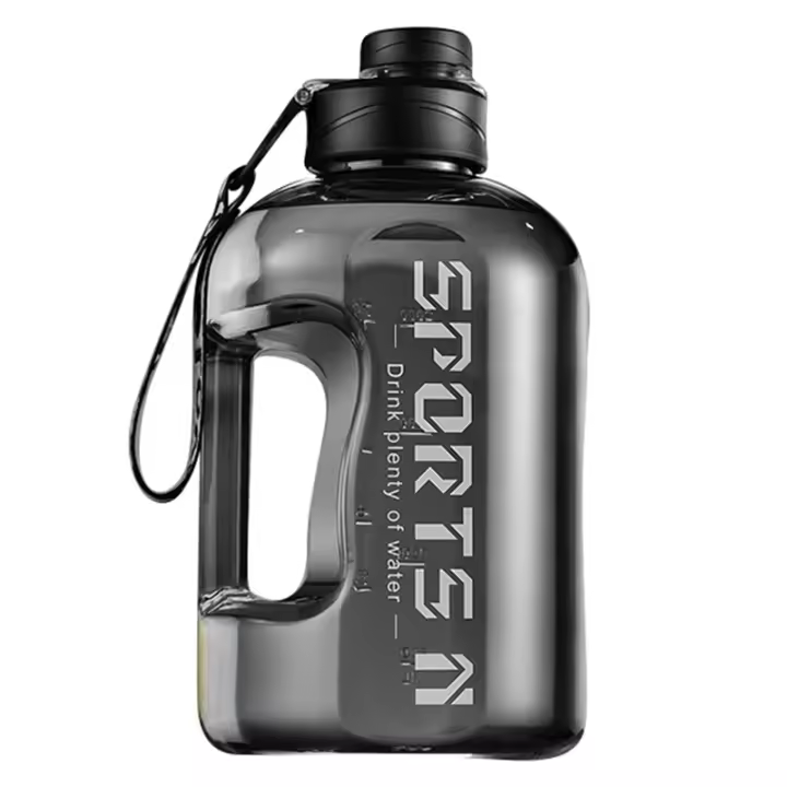 Botella De Agua Para Senderismo Y Fitness De Gran Capacidad Calibración Precisa Material Plástico De Grado Alimenticio Bebida Científica - 1