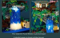 Bloques De Construcción De Alta Dificultad Para Niños Modelo De Castillo Con Pila De Cerezo Antiguo Juguete Educativo - details 7
