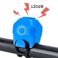 Bocina Eléctrica Para Bicicleta Con Alarme De Seguridad 130 Db Sirena Policial Accesorios De Ciclismo Bocina De Manillar - details 2