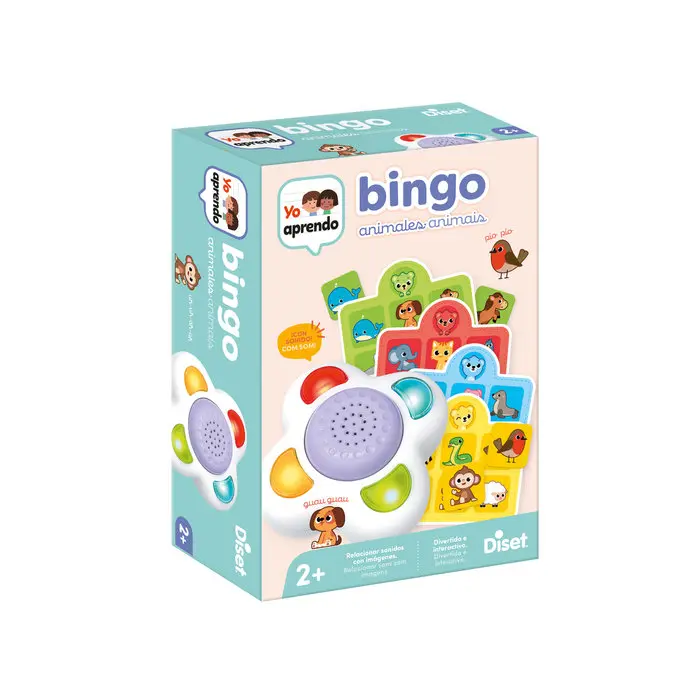 DISET JUEGO DE MESA BINGO ZOO YO APRENDO 6x16x22 Cms. - 1