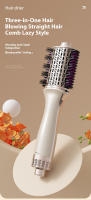 3-en-1 Multi-Función Alisado Aire Caliente Peine Secador de Pelo Curling Peine Mullido Secador de Pelo - details 4