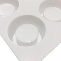Conjunto de 6 moldes para hornear pastel hueco DIY pastel molde 3D molde de silicona para pudín de chocolate mousse postre cocina hornear moldes pastelería - details 2
