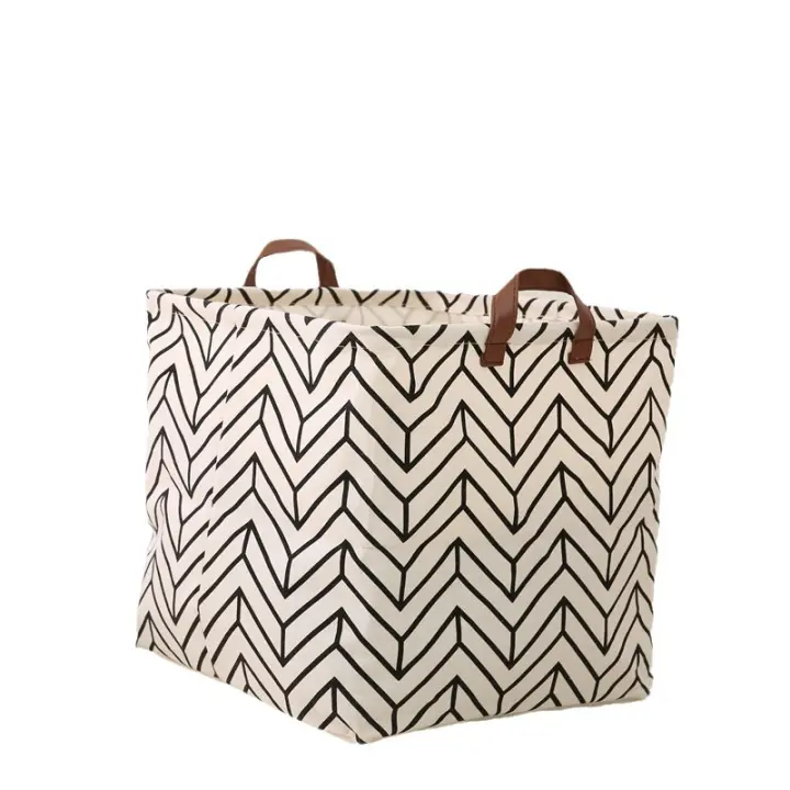 Cesta de Lavadería plegable, Organizador de ropa, cesta de almacenamiento con Asas, cesta de almacenamiento para organizar edredones, ropa de Cama, mantas y ropa. - 1