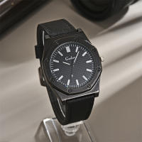 Reloj De Cuarzo Para Hombre Con Correa De Cuero Nuevo 2024 Estilo Fashion Grande Display Sin Números Movimiento De Cuarzo Acero Inoxidable Calendario Completo - details 3