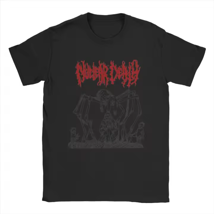 Camiseta De Hombre Nuclear Muerte Boda De Insecto Moda Casual Manga Corta Algodón O-Neck Camiseta Regalo Idea Ropa Transpirable Ligera Secado Rápido Protección Solar Elástica Sostenible Arrugas Libre - 1