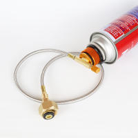 Adaptador De Recarga De Gas Para Estufa De Camping Al Aire Libre Adaptador De Cilindro De Propano Accesorios De Estufa De Gas - details 1