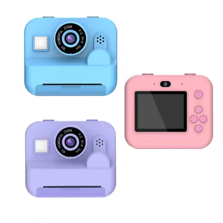Cámara Instantánea para Niños, 24MP, Doble Cámara Frontal/Trasera, Impresión Térmica, Pantalla IPS 2.4" (Modo Ocular), Batería 1300mAh, Fácil de Usar (≥3 Años) - 1