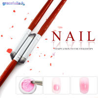 2pcs/set Pincel De Uñas Para Arte De Uñas UV Gel Pintura Dibujo Herramientas De Manicura Pluma DIY Accesorio De Pigmento Gradient Pen Para Pintura De Uñas - details 0