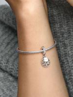 Pandora - Charm Colgante de árbol Genealógico brillantly-Oro de 14 Quilates, Plata de Lei - details 3