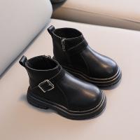 Botas De Tobillo Impermeables Para Niños Y Niñas Con Cierre De Cremallera Lateral En Zíper Botas De Chelsea Cómodas Para Exteriores Material De Suela De Goma Talla True Fit Para Niños Y Niñas - details 6