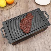 Smokeless Portable BBQ Grill Korean Japanese Charcoal BBQ Oven Barbecue Grill Household Outdoor Non-Stick BBQ Oven A - details 0