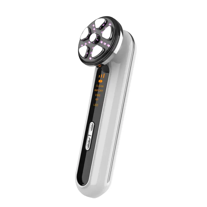 De Belleza Facial Microcorriente Máquina De Levantamiento Facial Masajeador De Cuero Del Cuello Reafirmation LED Therapy De Luz Vibración Rejuvenecimiento Herramienta De Belleza - 1