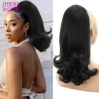 Extension De Cabello Sintético Natural Black Yaki Para Mujer Cola De Caballo Enredadera Textura Wavy Extensión De Cabello Bun Pieza De Cabello Origin China - details 1