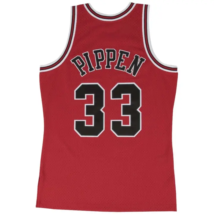 Camiseta de Tirantes Mitchell & Ness Scottie Pippen Chicago Bulls 97 para hombre en color rojo - 1