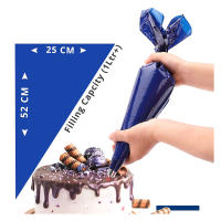 50pcs Bolsas De Pastelería Desechables Extra Grandes 21 Pulgadas Para Decoración De Pasteles Crema Y Enchufe De Postres Herramientas De Hornear - details 5